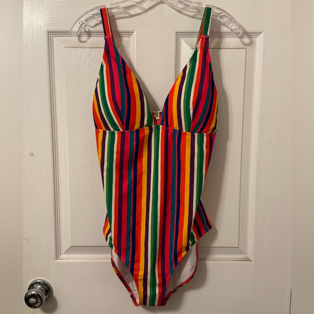 Frances Valentine SOLD OUT One Piece Bathing Suit Large NEW $238